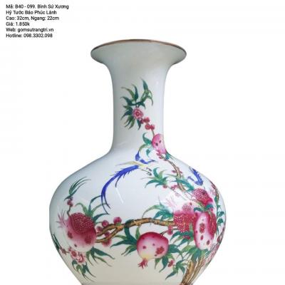 BÌNH SỨ XƯƠNG HỶ TƯỚC BÁO PHÚC LÀNH